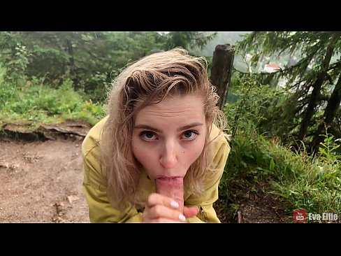 ❤️ Girl swallows cum after a public blowjob - Eva Elfi Porn video at us ﹏